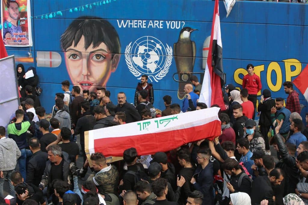 واشنطن تدين الاستخدام “المروع والشنيع” للقوة ضد المتظاهرين في العراق