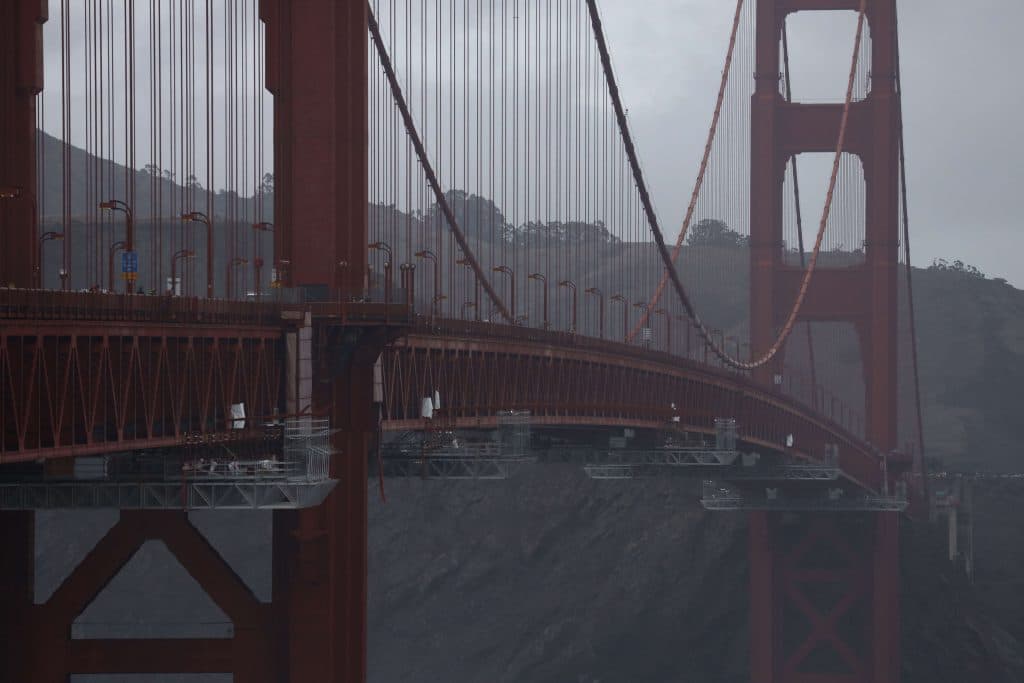 Installation Of Golden Gate Bridge Suicide Net Two Years Behind Schedule