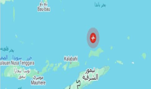 زلزال عنيف بقوة 5.1 درجة يضرب جزيرة جاوه الإندونيسية