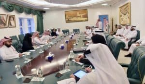 “الجبير” يلتقي وفدًا من طلبة كلية الدفاع الوطني بدولة الإمارات