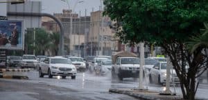 استمرار هطول الأمطار على الرياض والشرقية