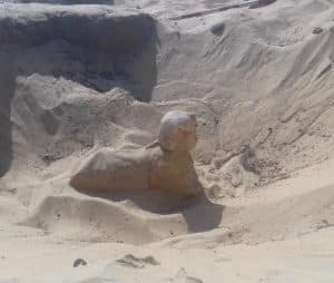 مصر تعثر على “أبو الهول” الصغير