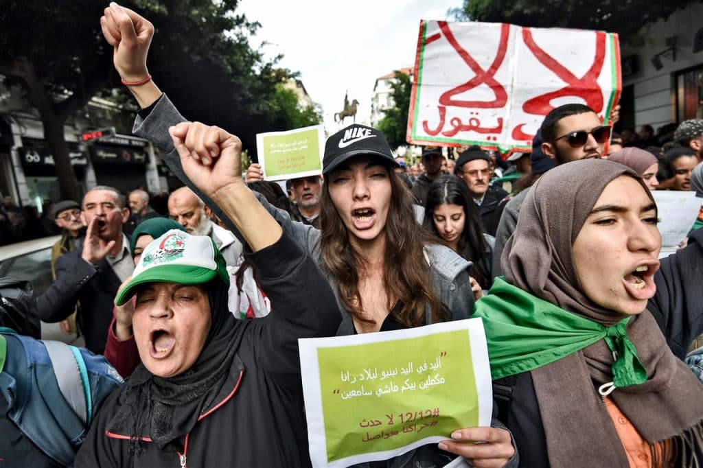 تظاهرة جديدة في الجزائر ضد الاقتراع الرئاسي المقرر بعد 10 أيام