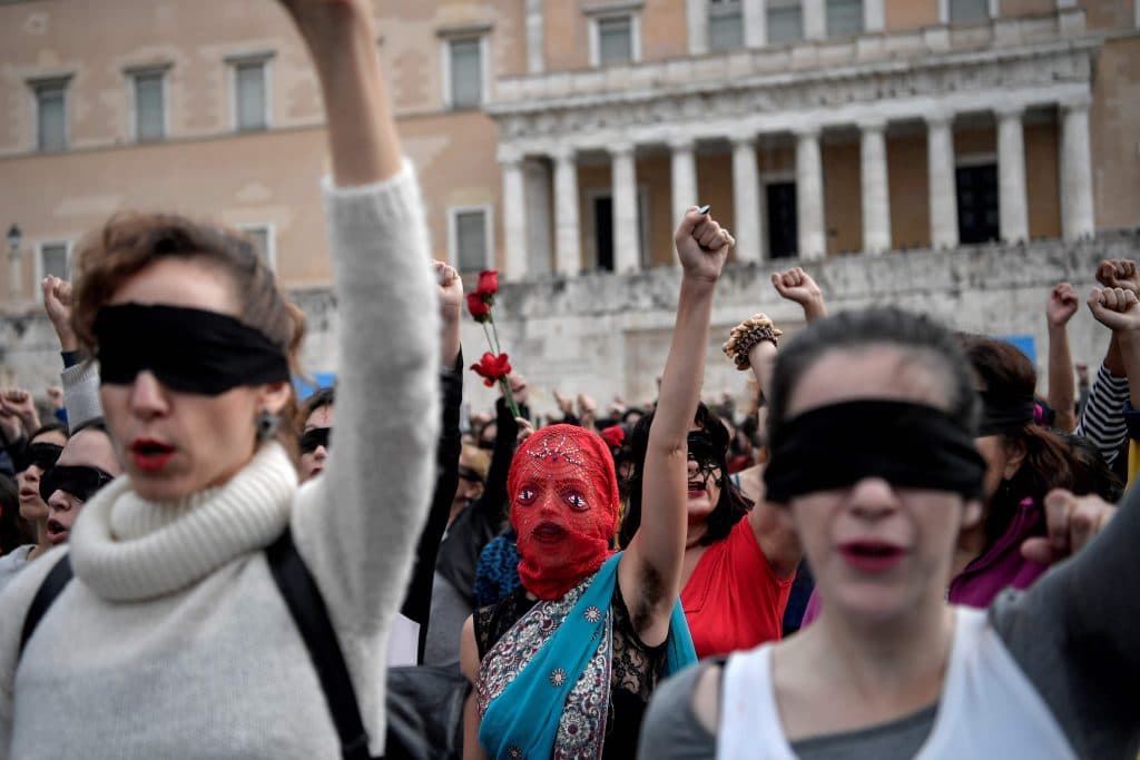 GREECE-WOMEN-VIOLENCE-GENDER-DEMO
