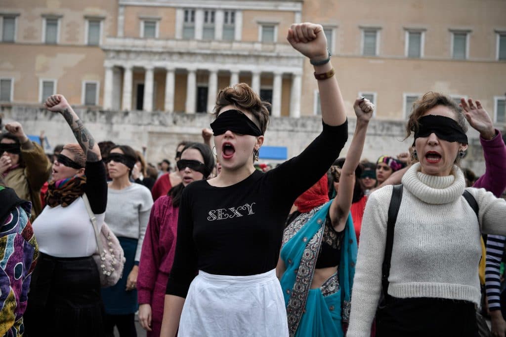 GREECE-WOMEN-VIOLENCE-GENDER-DEMO