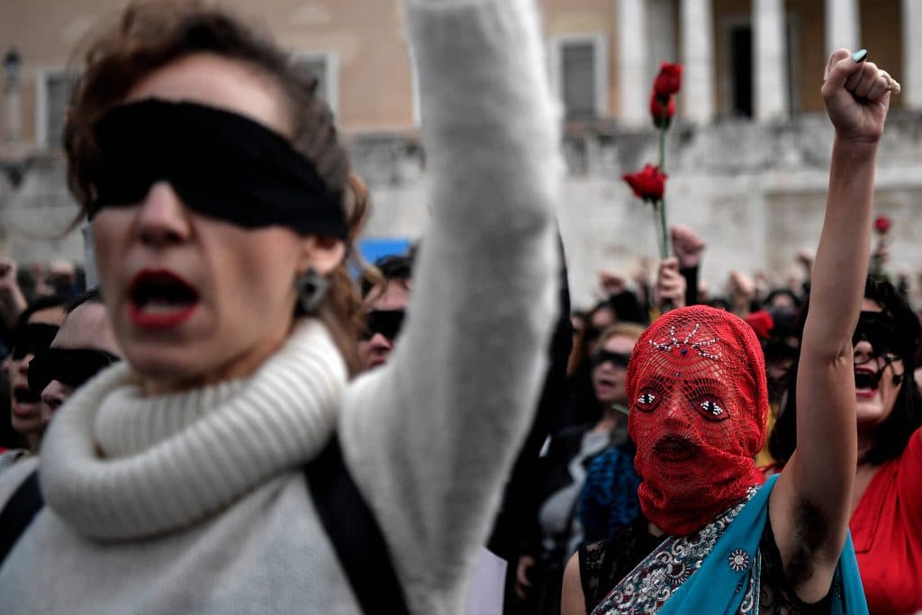 GREECE-WOMEN-VIOLENCE-GENDER-DEMO