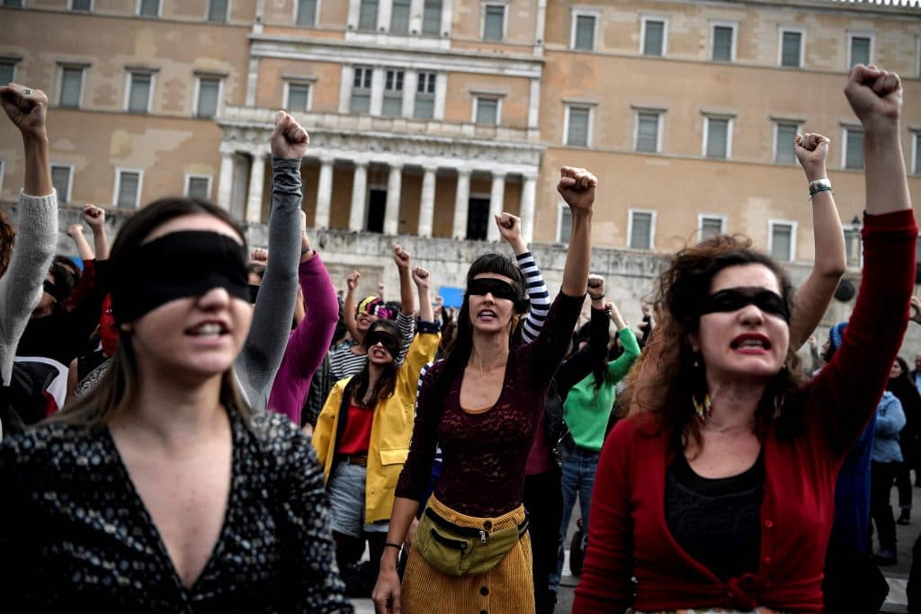 GREECE-WOMEN-VIOLENCE-GENDER-DEMO