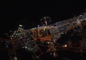 محطة الفضاء الدولية الروسية تنشر صورة بديعة لدبي