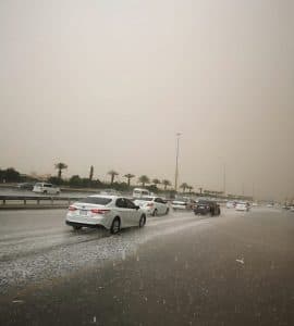 أمطار على الرياض.. والهطولات مستمرة