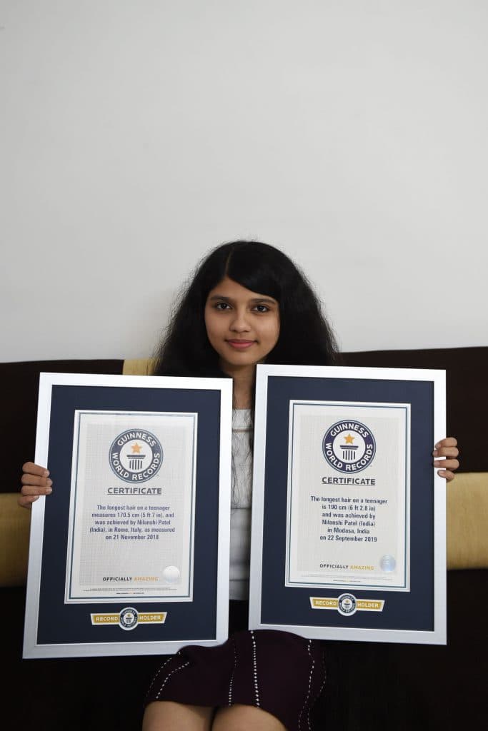 INDIA-GUINNESS-RECORD-LONG-HAIR