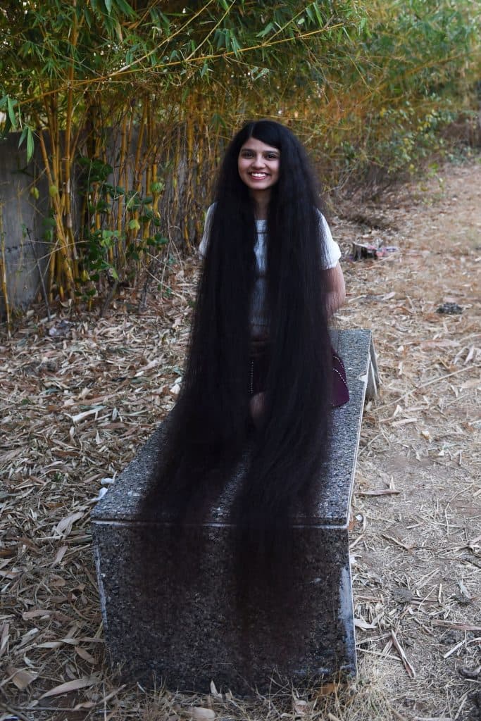 INDIA-GUINNESS-RECORD-LONG-HAIR
