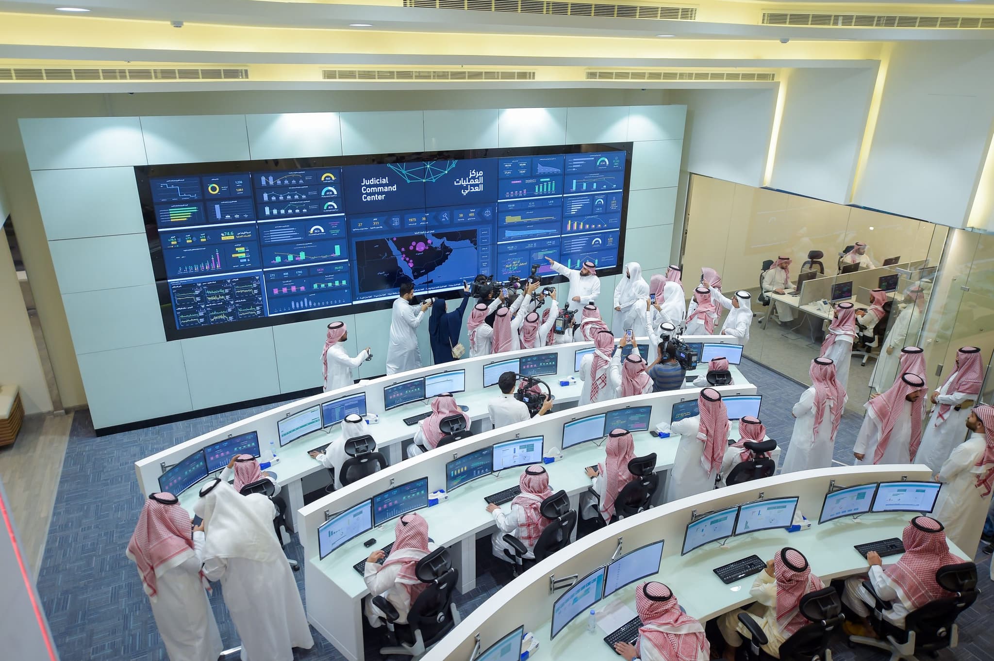 مركز العمليات العدلي يعالج 17 ألف عملية في أسبوعين