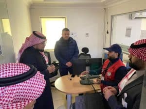 مدير فرع الهلال الاحمر بالرياض يتفقد غرفة العمليات والمراكز الاسعافية