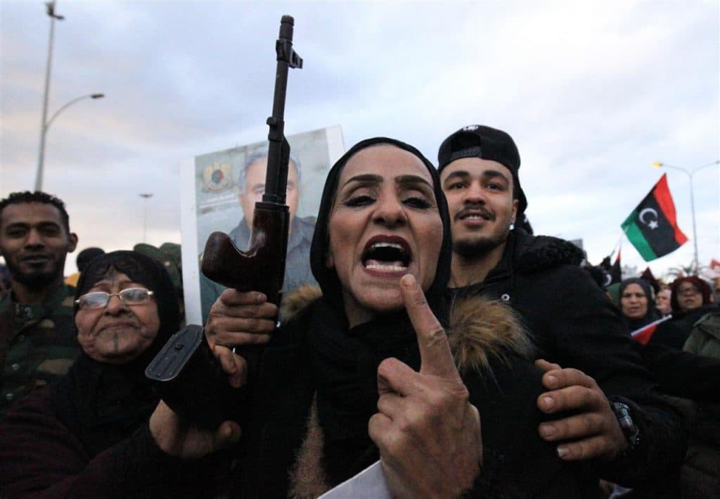 ليبيا مظاهرات تركيا