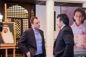 الامير خالد بن بندر والسفير آل جابر يلتقيان شخصيات سياسية ودبلوماسية في لندن