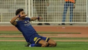 النصر يفوز على الحزم بهدفي العمري والشهري