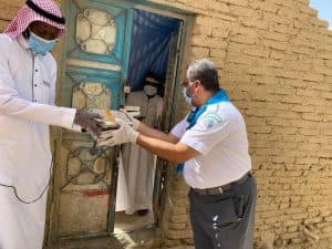 قادة كشافة تعليم مكة يوزعون 500 وجبة خلال منع التجول