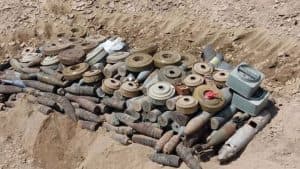 “مسام” ينتزع 1,401 لغمًا في اليمن