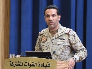 التحالف: إطلاق صاروخ حوثي تجاه المدنيين في مأرب