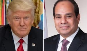ترامب يرحب في اتصال بالسيسي بالمبادرة المصرية حول ليبيا