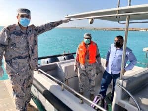 حرس الحدود يُنقذ بحاراً يمنياً تعرض لوعكة صحية