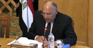 وزير الخارجية المصري: لن نتوانى عن منع وقوع ليبيا تحت سيطرة الميليشيات الإرهابية