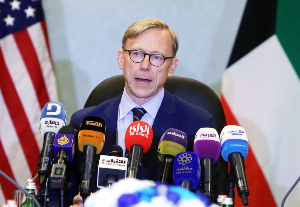 برايان هوك يشدد على ضرورة تمديد حظر الأسلحة على إيران