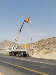 بلدية بارق تواصل جهودها في معالجة التشوهات البصرية
