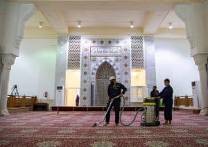 تهيئة مسجد نمرة بأحدث أنظمة التكييف وتنقية الهواء لاستقبال الحجاج