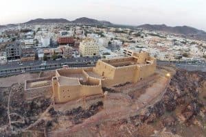 قلعة “أعيرف” الأثرية في حائل تحاكي عام 1260 للهجرة بطرازها المعماري الفريد