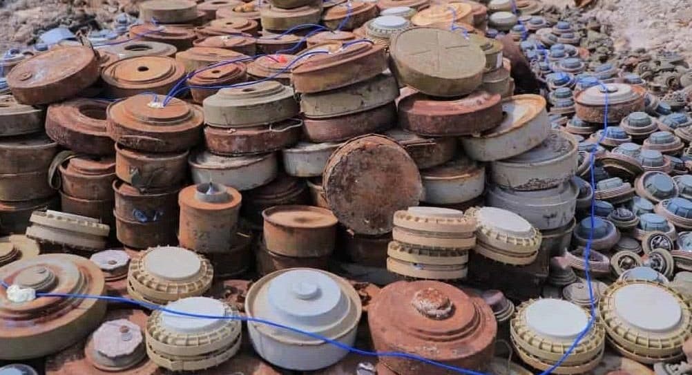 مشروع مركز الملك سلمان للإغاثة “مسام” ينتزع 1,186 لغمًا في اليمن