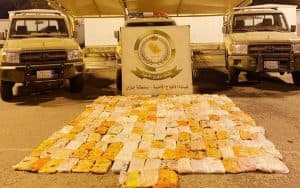 ضبط 224 كيلو حشيش مخبأة بحمولة أعلاف في جازان