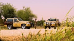 التحقيق في مقطع فيديو لمجموعة نصبت شبكة لصيد الطيور في متنزه عام