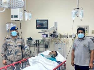 فرق حرس الحدود تنقذ شابين من الغرق في ينبع