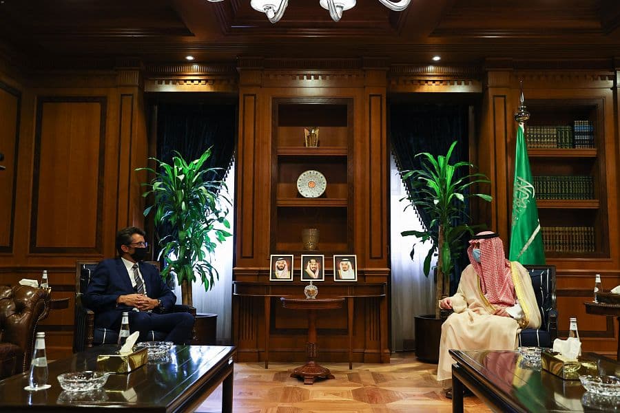 “الجبير” يستقبل سفير بعثة الاتحاد الأوروبي لدى المملكة