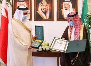 “فيصل بن فرحان” يستقبل وزير خارجية البحرين