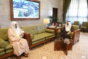 أمير الرياض يستقبل وزير الشؤون الإسلامية.. ويطلع على جهود التدريب التقني بالمنطقة