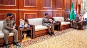 نائب أمير حائل يستقبل مديري الشرطة والمرور بالمنطقة