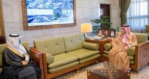 أمير الرياض يستقبل الرئيس التنفيذي لمدينة سلطان بن عبدالعزيز للخدمات الانسانية