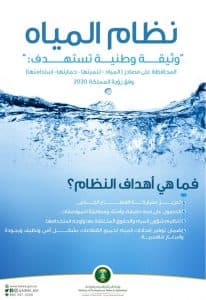 بدء نفاذ (نظام المياه) وتطبيق أحكامه على كل مصادر المياه بالمملكة