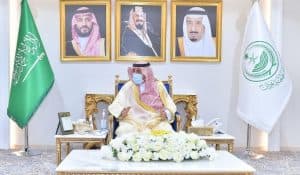 أمير نجران يستقبل مدير مكافحة المخدرات بالمنطقة المكلف