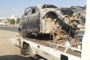 رفع 920 سيارة تالفة في جدة خلال شهر