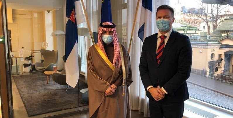 الجبير يلتقي وزير التعاون الدولي والتجارة الخارجية الفنلندية