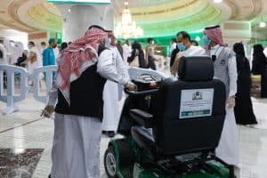 تطبيق “تنقل” يقدم خدماته لأكثر من 2000 مستفيد بالمسجد الحرام