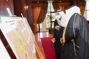 أمير تبوك يستعرض المخطط الإقليمي والمحلي والمشاريع المستقبلية للمنطقة