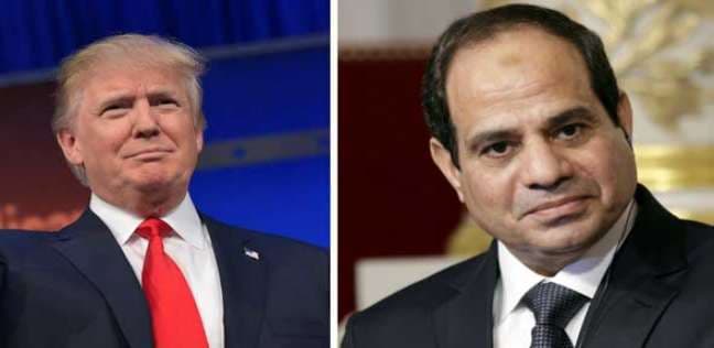 الرئيس المصري يتلقى اتصالاً هاتفياً من نظيره الأمريكي