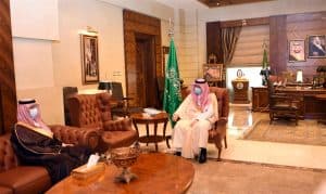 الأمير مشعل بن ماجد يستقبل رئيس هيئة حقوق الانسان
