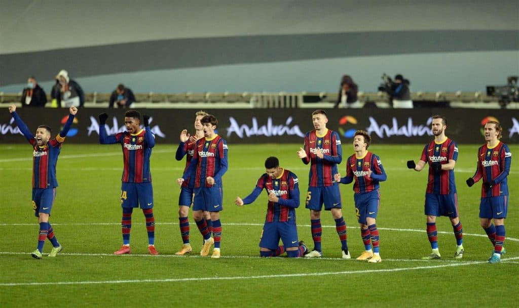 برشلونة الى نهائي كأس السوبر الإسبانية
