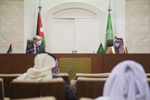 وزير الخارجية يؤكد موقف المملكة بضرورة حل عادل للقضية الفلسطينية