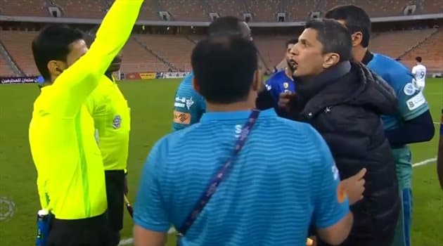 إيقاف مسؤول الهلال 4 مباريات وتغريم نادي الطائي
